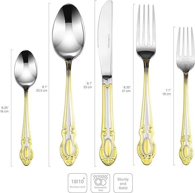 75 Pc Luxury Flatware Set for 12 w (Regency)
