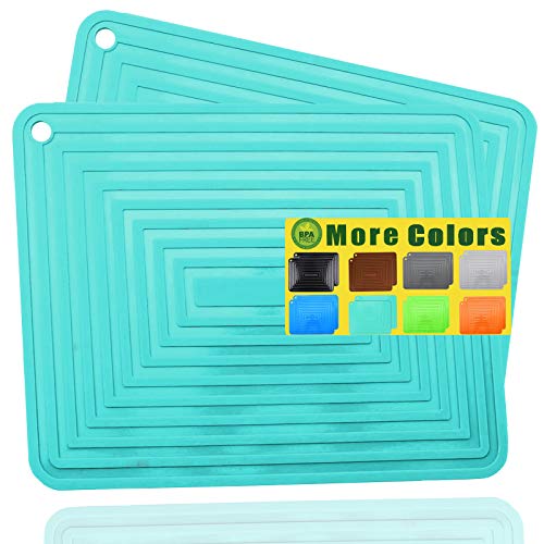 Large Silicone Trivet Mats for Hot Dishes (2 Count)