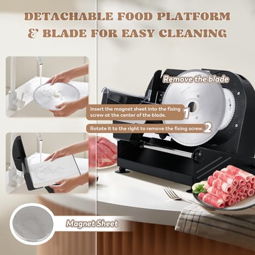 Electric Meat Slicer 220W (With Cover)