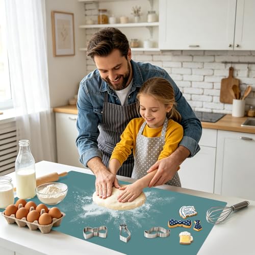 Extra Large Dark Green Countertop Mat