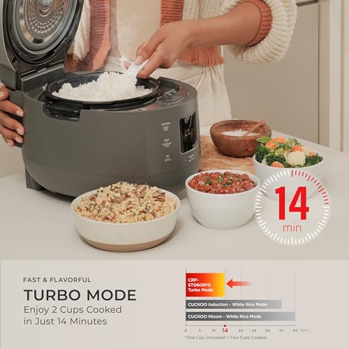 Twin Pressure Rice Cooker (6 Cup / Gray)