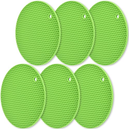 Silicone Trivets Mat (6 Count)