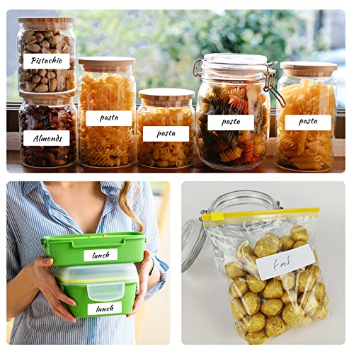 Removable Freezer Labels (White / 1×2 inch)