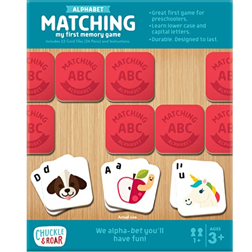 Alphabet Matching Memory Game (Multicolor)