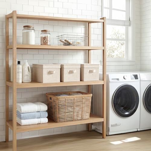 Fabric Storage Bins (Rustic Linen / Large)