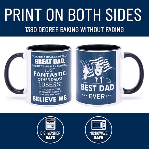 Best Dad Ever Mug 11oz Funny Coffee Mug (DAD)