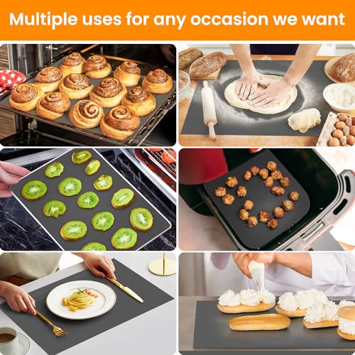 Silicone Baking Mat Roll (Gray / 16"L x 120"W)