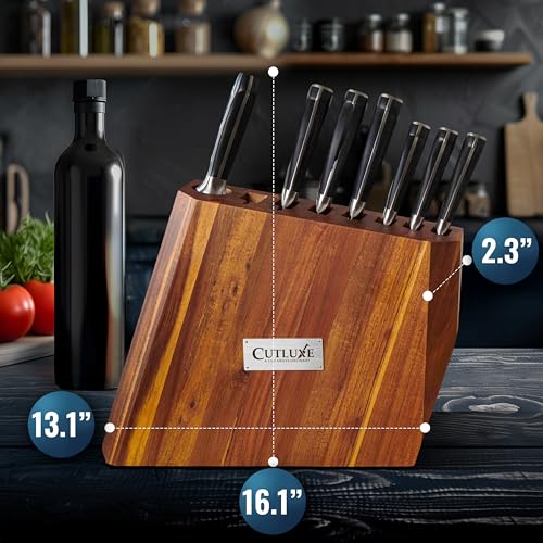 Kitchen Knife Set (8 Pcs Knife Set with Block)
