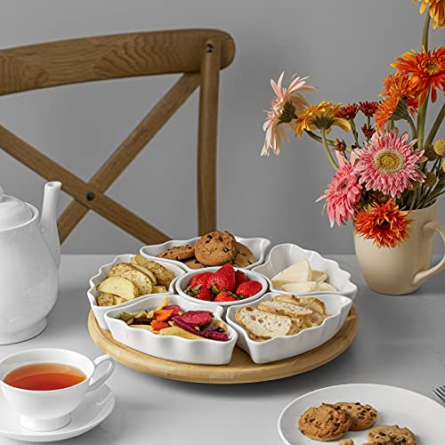 360° Rotatable Serving Tray and Platters