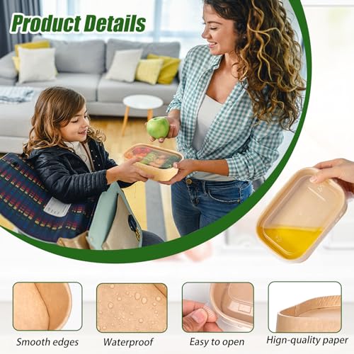 50 Pack 22oz Paper Bowls (50 Count)