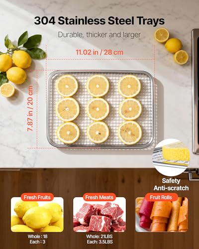 Food Dehydrator Machine (6-Trays/400W)
