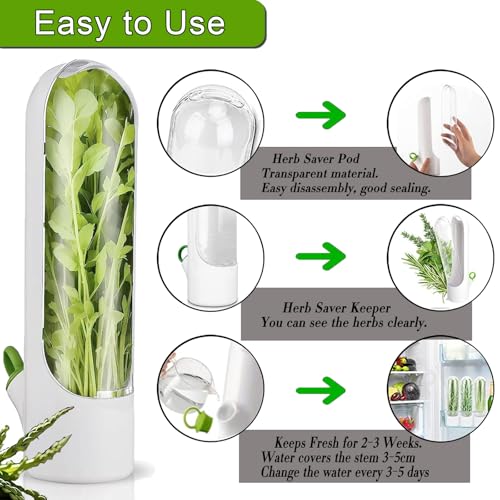 Herb Saver for Refrigerator (2PCS)