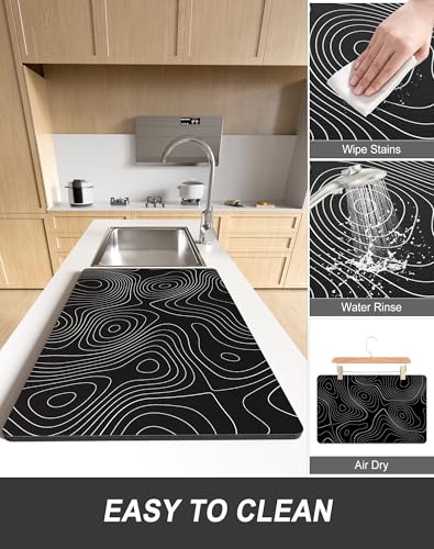 Dish Drying Mat for Kitchen Counter