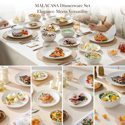12 Pieces Dinnerware Sets (White / Service for 4 (12 Pcs))
