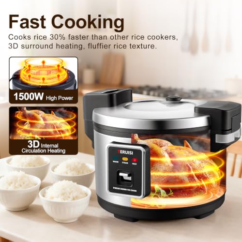 Commercial Rice Cooker (10.6 QT Capacity)