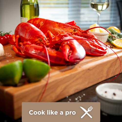 24" Classic Maple Reversible Cutting Board with Juice Groove (24"L x 18"W)
