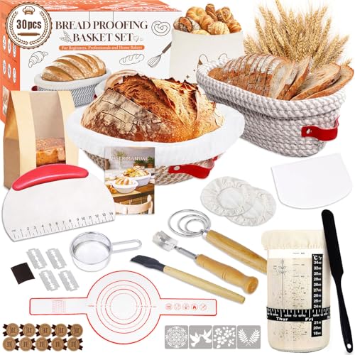 Sourdough Starter Kit (Oval & Round & Jar)