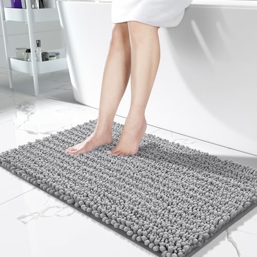 Long Bathroom Rugs Non Slip Washable 44x24 Inch