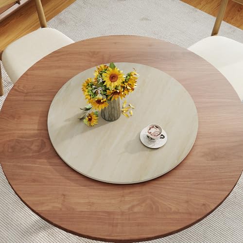 31.5" Sintered Stone Lazy Susan for Table Top (Yellow Cave Stones / 80CM)