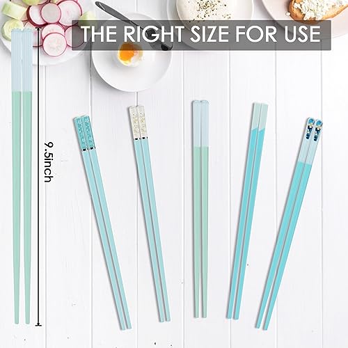 Chopsticks Reusable Dishwasher Safe (Light Blue)