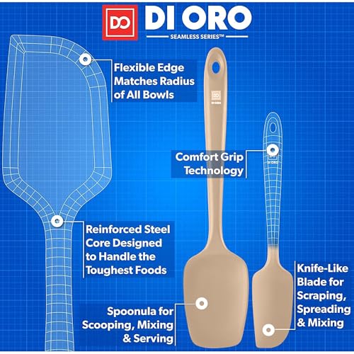 DI ORO Silicone Spatula Set