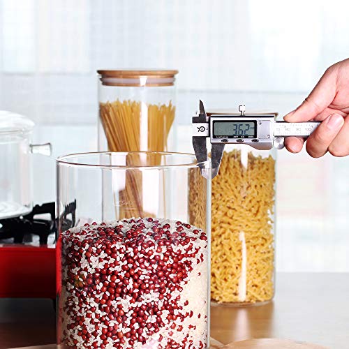 Large Glass Food Storage Container (5.9 IN - 1Pack)