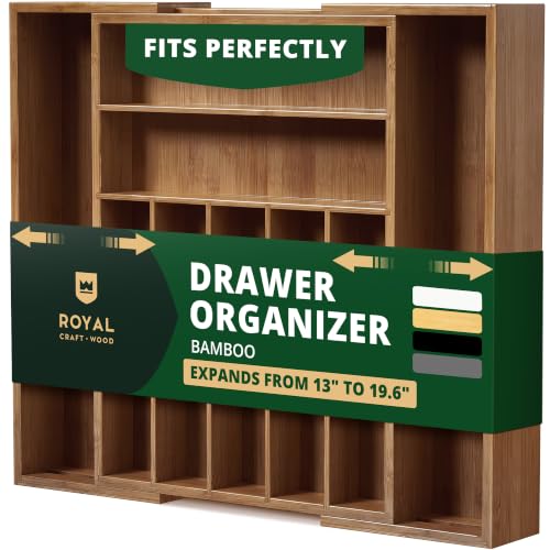 Luxury Bamboo Kitchen Drawer Organizer