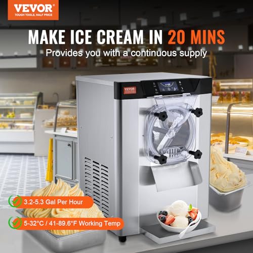 Commercial Ice Cream Machine (Countertop 1 Flavor Hard Serve 1713W)