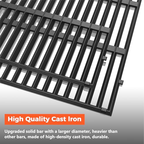 18.75 Inch Cast Iron Grill Grates for Weber Genesis II 300 Series (18.75" Weber Genesis II 300)