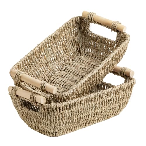 Small Baskets for Shelf (Natural(Seagrass) / Small)