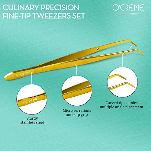 Curved Tweezers 6.25 Inch Fine