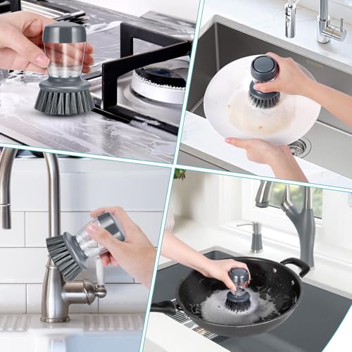 Soap Palm Brush Storage Set