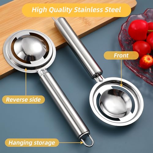 2PCS Egg Separator for Raw Eggs Eggs Yolk White Separation Tool