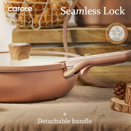 25pcs Ceramic Cookware Sets (Chocolate / 25 Piece)