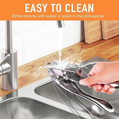 Garlic press and slicer 2 in 1