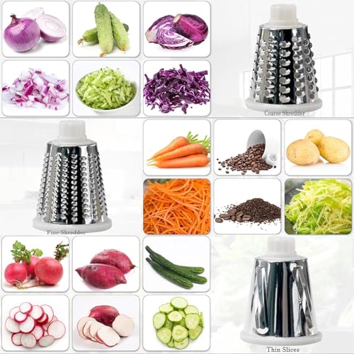 Rotary Cheese Grater Multi (White)