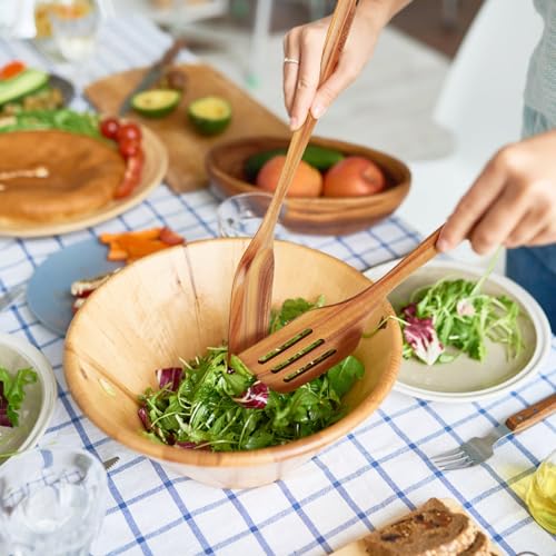 Wooden Spoons for Cooking (10 PCS Set)