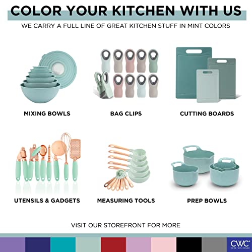 Prep Bowls with Lids (Mint / 12 Piece Set - Deep Bowls)