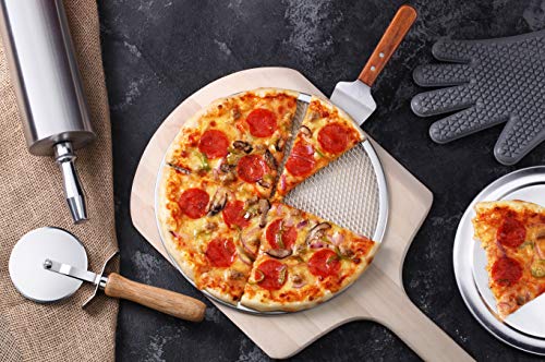 Restaurant Grade Seamless Aluminum Pizza Baking Screen
