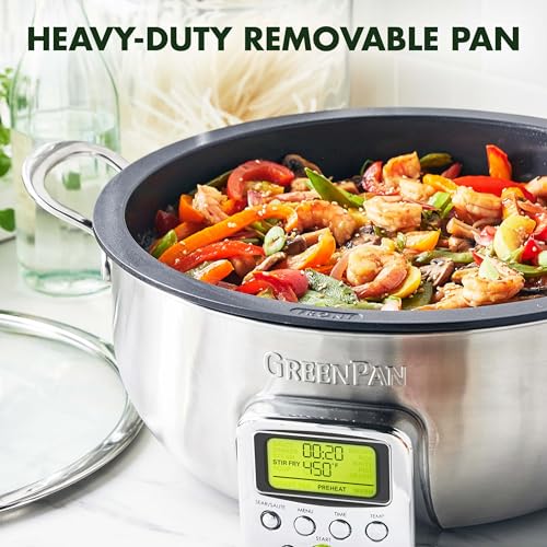 Elite 6QT Electric Skillet (6 Quarts / Stainless Steel)