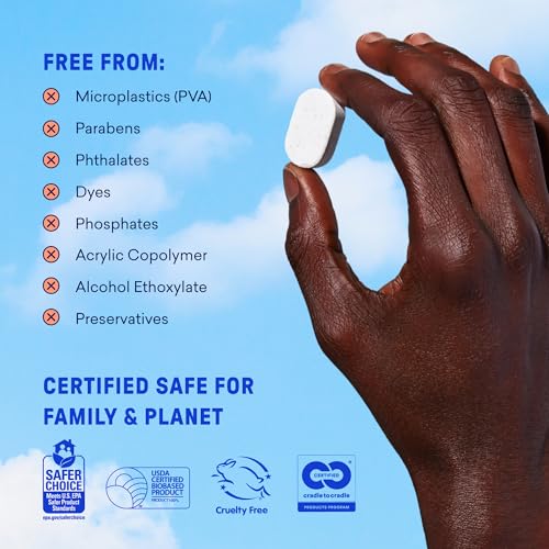 100% Plastic Free Dishwasher Detergent Tablets