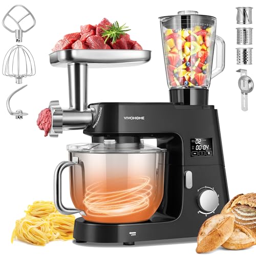 9-in-1 Stand Mixer with Fermentation & Timer, 7.5-Quart, Black (9-in-1 / Black)
