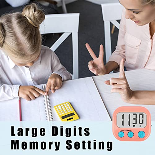 Digital Kitchen Timers for Cooking (6 Count)