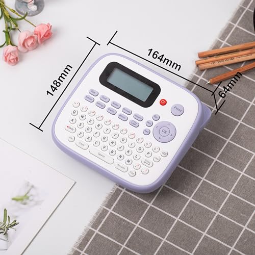 Label Maker Machine with Tapes (Purple Label Maker)