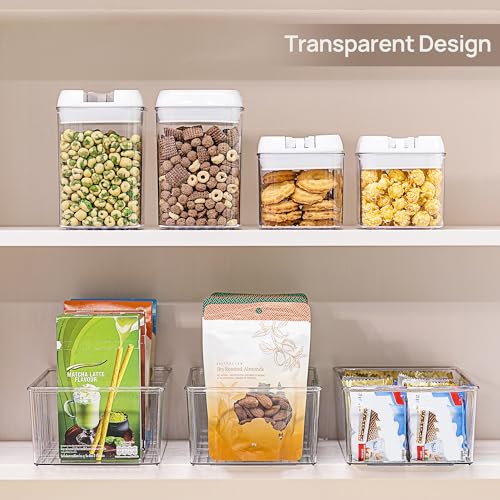 8 Pack Food Storage Organizer Bins (8pack)
