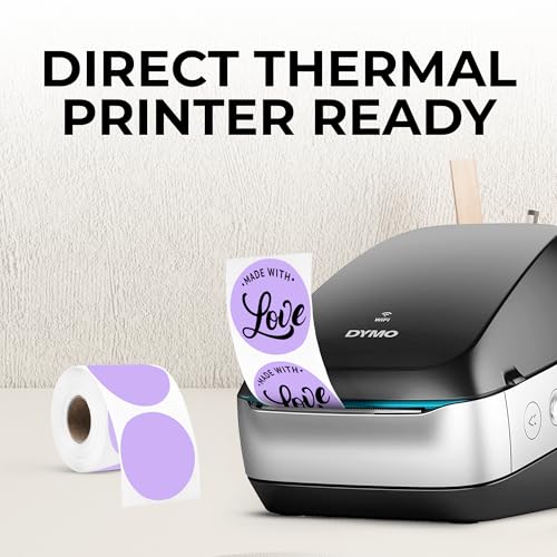 Purple Thermal Labels (Purple / 300 Stickers)