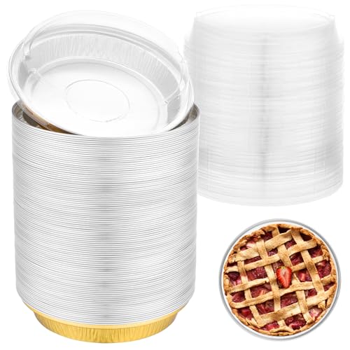 Mini Cake Pans with Lids (Gold)
