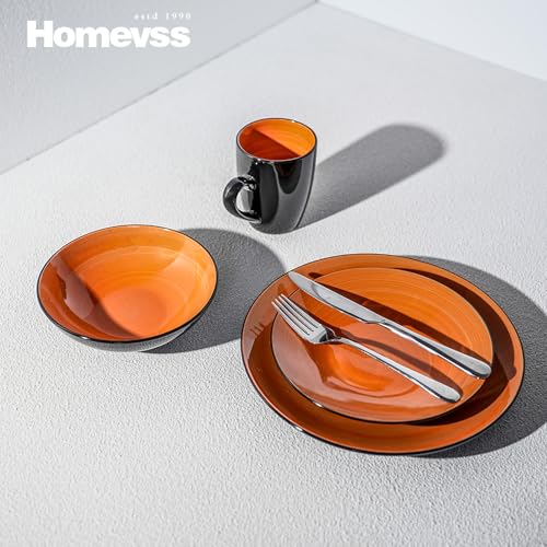 Stoneware Sonoma 16pc Dinnerware Set (16pc Set / Orange)