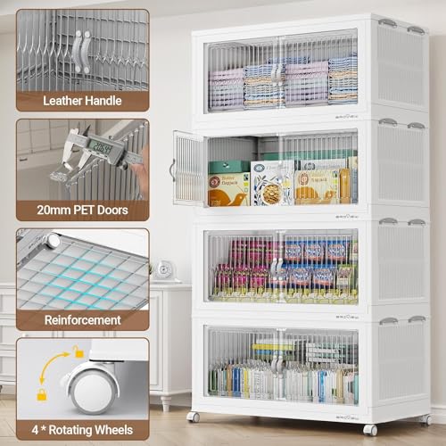 600Qt Extra Large Stackable Storage Bins with Lid (3 Count)