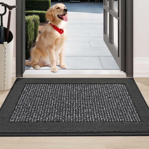 Indoor Door Mat 24" x 36" (Charcoal / 24" X 36" (Rectangular))